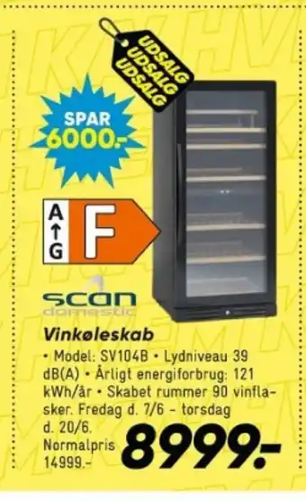 Bilka Vinkøleskab tilbud