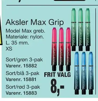 Harald Nyborg Aksler Max Grip tilbud