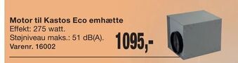 Harald Nyborg Motor til Kastos Eco emhætte tilbud