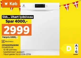 Power OPVASKEMASKINE ESS48310UW tilbud
