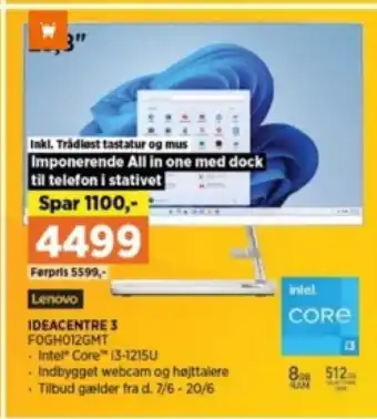 Power Lenovo IDEACENTRE 3 FOGH012GMT tilbud