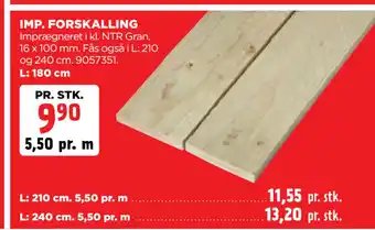 jem & fix IMP. FORSKALLING tilbud