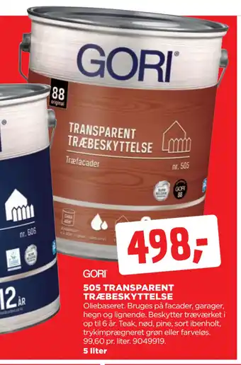 jem & fix 505 TRANSPARENT TRÆBESKYTTELSE tilbud