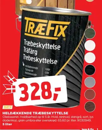 jem & fix HELDÆKKENDE TRÆBESKYTTELSE tilbud