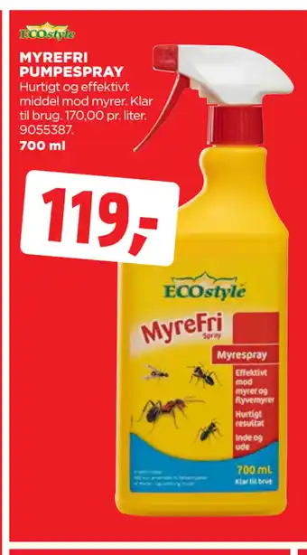 jem & fix MYREFRI PUMPESPRAY tilbud