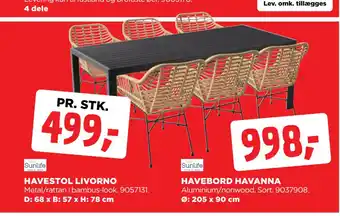 jem & fix HAVESTOL LIVORNO tilbud