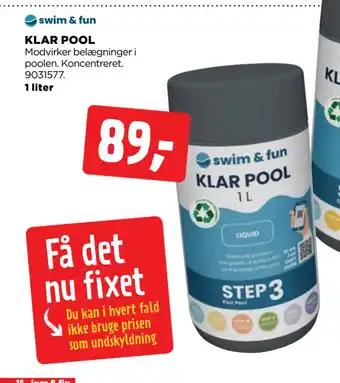 jem & fix KLAR POOL tilbud
