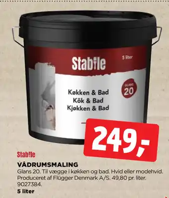 jem & fix VÅDRUMSMALING tilbud