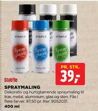 jem & fix SPRAYMALING tilbud