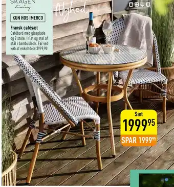 Imerco Fransk cafésæt tilbud