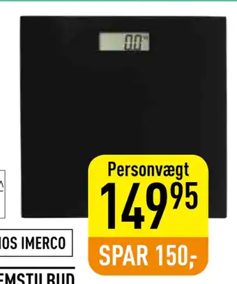 Imerco Personvægt tilbud