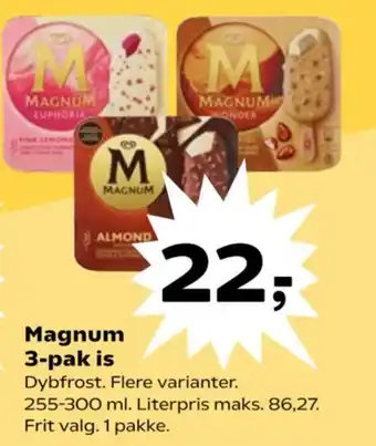 Kvickly Magnum 3-pak is tilbud