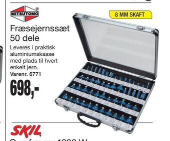 Harald Nyborg Fræsejernssæt 50 dele tilbud