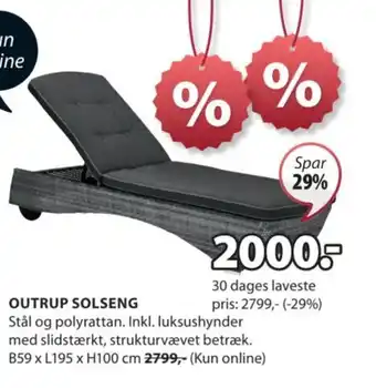 JYSK OUTRUP SOLSENG tilbud