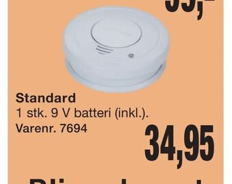 Harald Nyborg Fotoelektrisk røgalarm tilbud