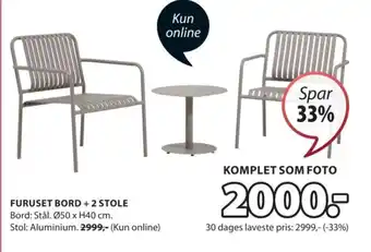 JYSK KOMPLET SOM FOTO tilbud