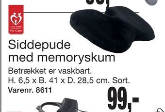 Harald Nyborg Siddepude med memoryskum tilbud