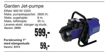 Harald Nyborg Garden Jet-pumpe tilbud