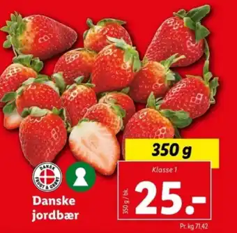 Lidl Danske jordbær tilbud