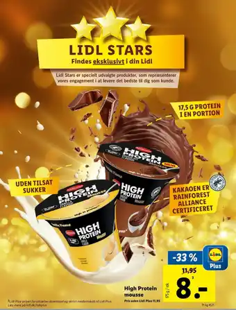 Lidl High Protein mousse tilbud