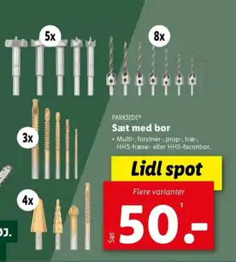 Lidl Sæt med bor tilbud