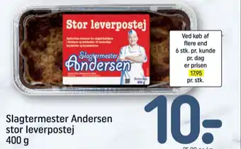 REMA 1000 Leverpostej tilbud