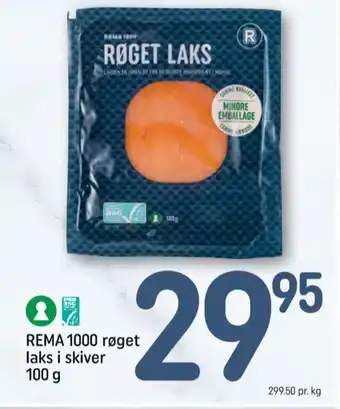 REMA 1000 Laks i skiver tilbud