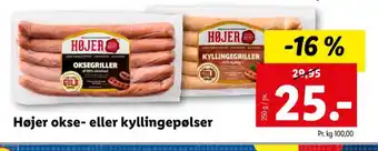 Kyllingepølser