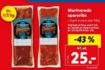 Lidl Spareribs tilbud