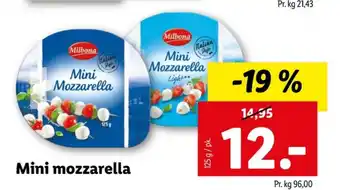 Lidl Mozzarella tilbud
