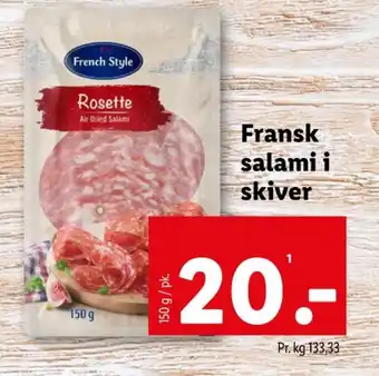 Lidl Rosette Salami tilbud