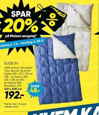 Bilka Sengesæt tilbud