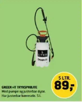 XL-BYG GREEN>IT TRYKSPRØJTE tilbud