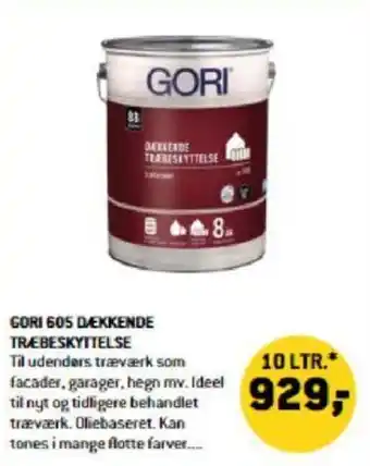 XL-BYG GORI 605 DÆKKENDE TRÆBESKYTTELSE tilbud
