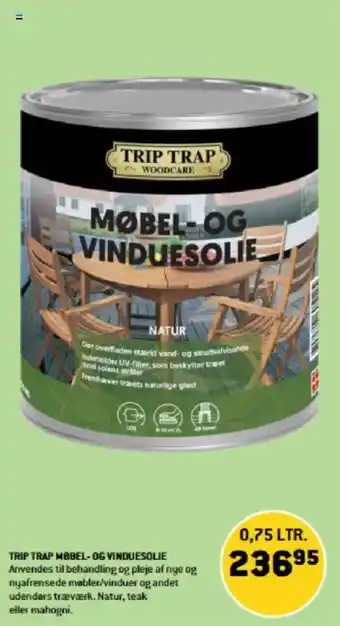 XL-BYG TRIP TRAP MØBEL- OG VINDUESOLIE tilbud