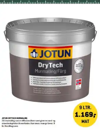 XL-BYG JOTUN DRYTECH MURMALING tilbud