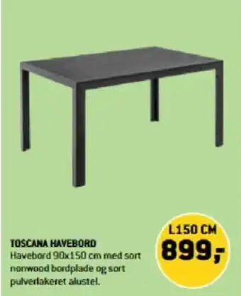 XL-BYG TOSCANA HAVEBORD tilbud