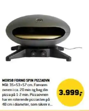 XL-BYG MORSO FORNO SPIN PIZZAOVN tilbud