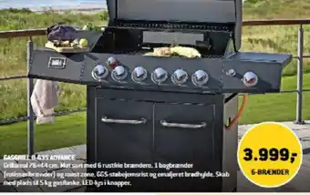 XL-BYG GASGRILL B-635 ADVANCE tilbud