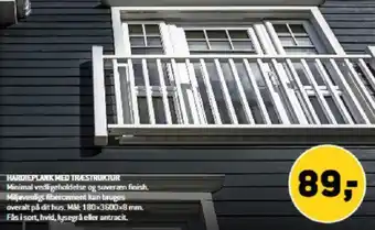 XL-BYG HARDIEPLANK MED TRESTRUKTUR tilbud