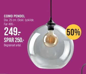 Ilva Como pendel tilbud