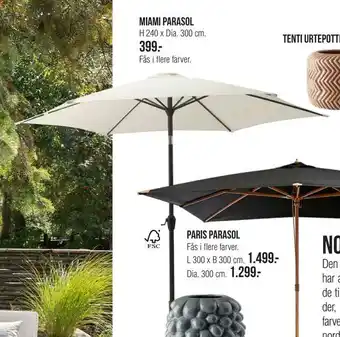 Ilva Miami parasol tilbud