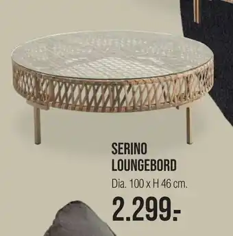 Ilva Serino loungebord tilbud