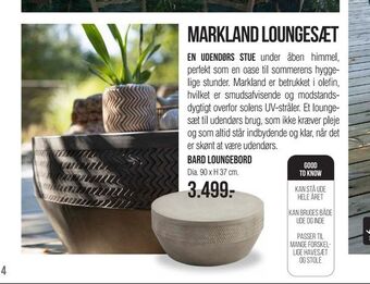 Bard loungebord