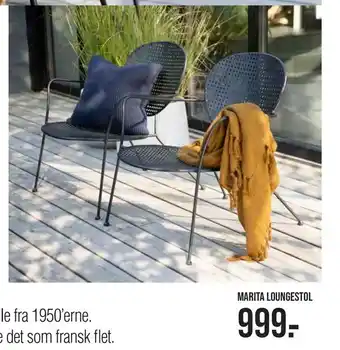 Ilva Marita loungestol tilbud