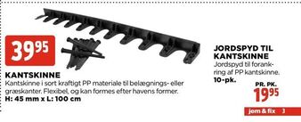 jem & fix Jordspyd til kantskinne tilbud