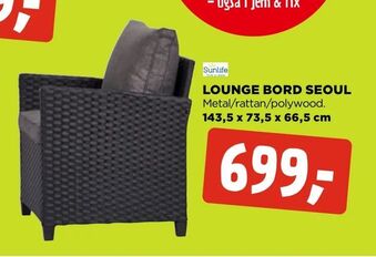 jem & fix Lounge bord seoul tilbud