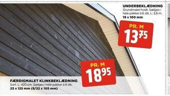 jem & fix Færdigmalet klinkbeklædning tilbud