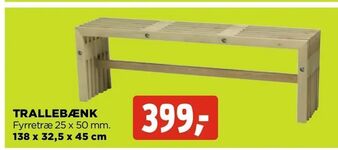 jem & fix Trallebænk tilbud