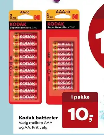 Kvickly Kodak batterier tilbud